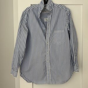 Frank & Eileen women’s White and Blue Striped Shirt